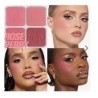 Blush Filter Blurring Blushlighters Palette - Huda Palette Blush et Highlighter