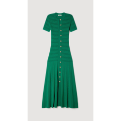 Robe longue en maille