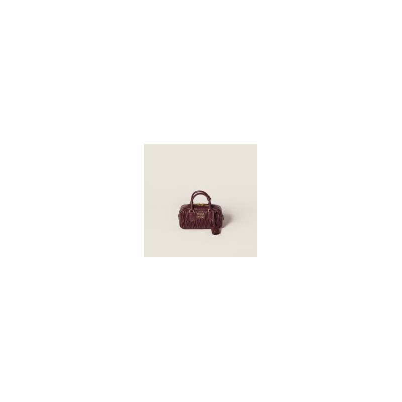 Sac Arcadie en cuir nappa matelassé