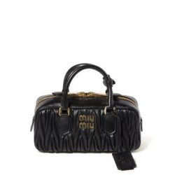 Sac Arcadie en cuir nappa matelassé