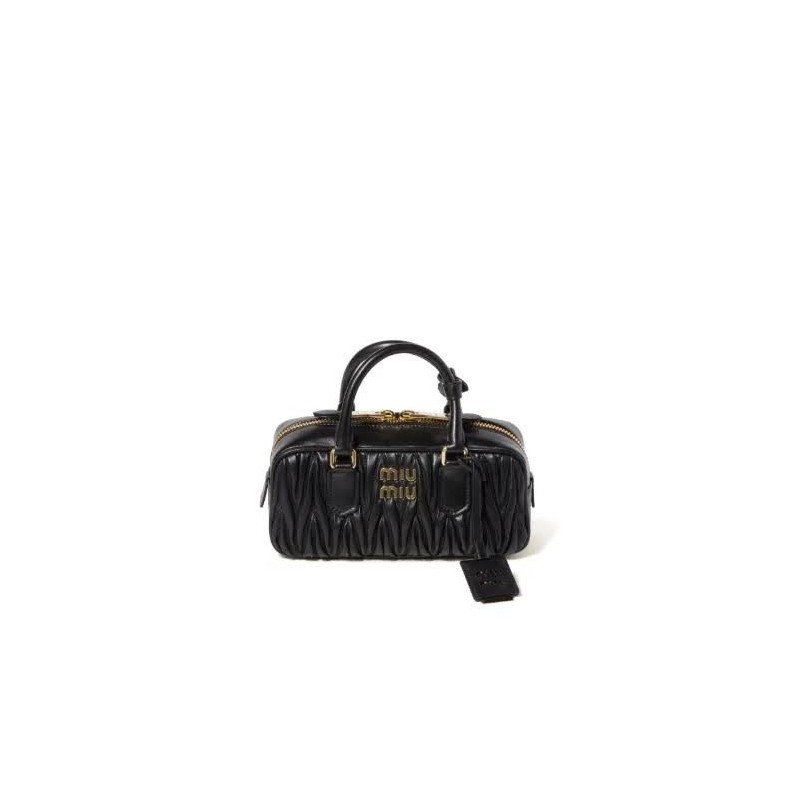 Sac Arcadie en cuir nappa matelassé