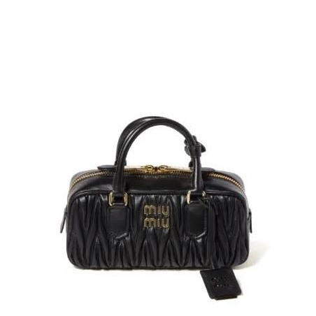 Sac Arcadie en cuir nappa matelassé
